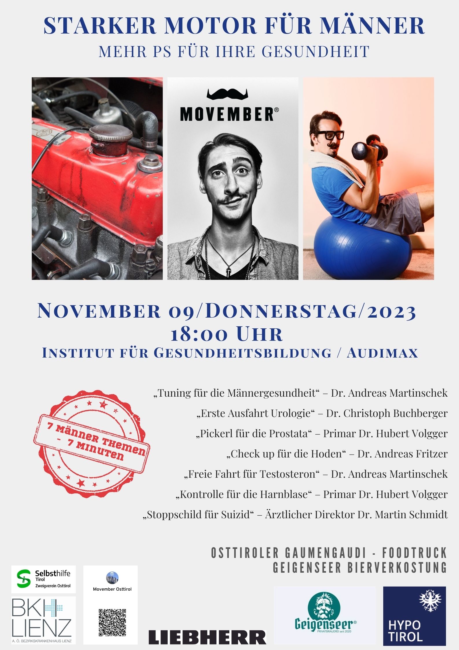 Einladung Movember 2023