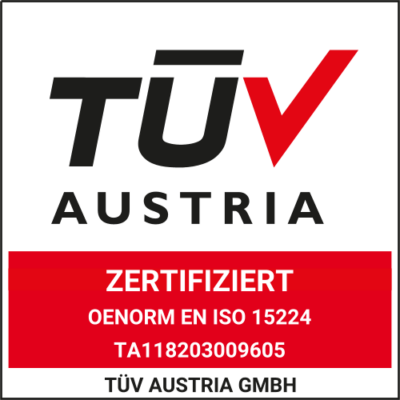 Logo von TÜV Austria - Zertifizierung